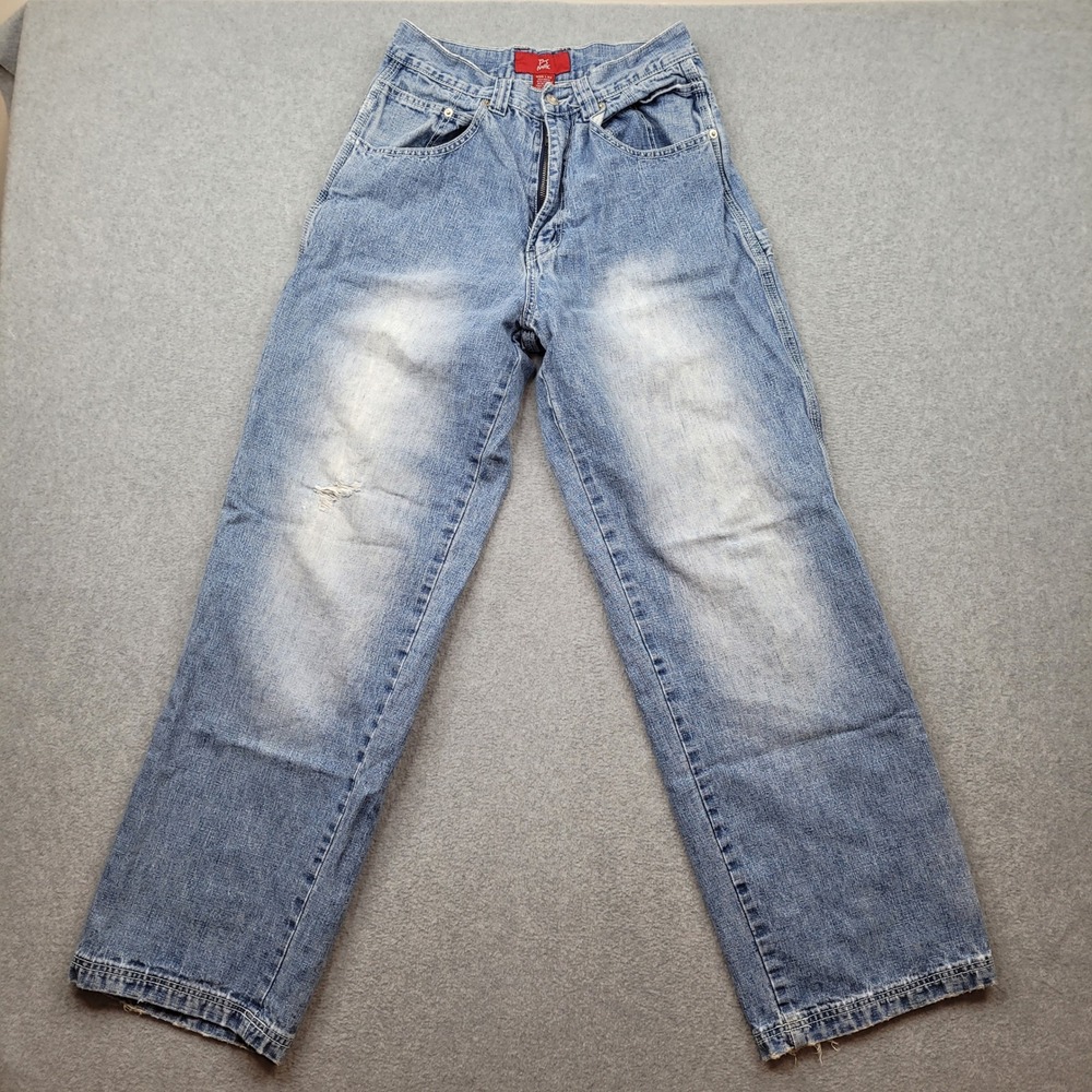 P.J. Mark Carpenter Jeans Mens 30x32 Blue Baggy Wide Leg Y2K Streetwear